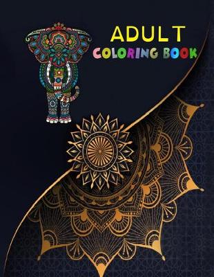 Book cover for Adult Coloring Book