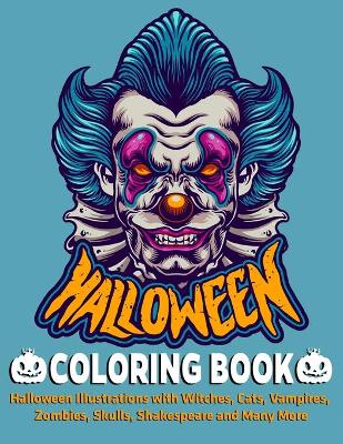 Book cover for Halloween Coloring Book