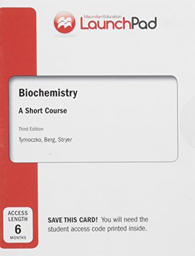 Book cover for LaunchPad for Biochemistry: A Short Course
