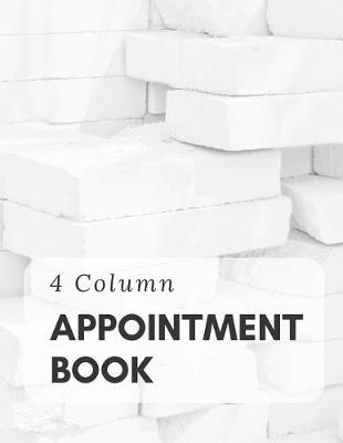 Book cover for 4 Column Appointment Book