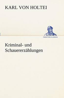 Book cover for Kriminal- Und Schauererzahlungen