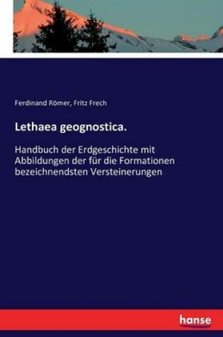 Cover of Lethaea geognostica.