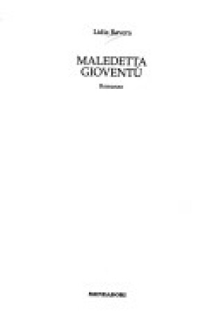 Cover of Maledetta Gioventu