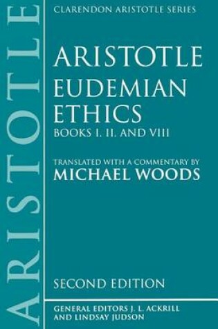 Cover of Eudemian Ethics: Books I, II, and VIII