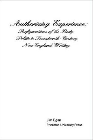 Cover of Authorizing Experience