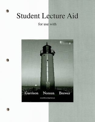 Book cover for Student Lecture Aid for Use with Managerial Accounting