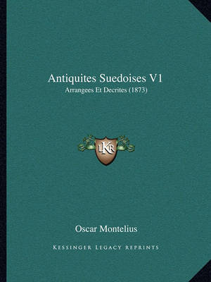 Book cover for Antiquites Suedoises V1