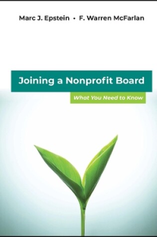 Cover of Joining a Nonprofit Board