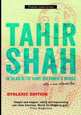 Book cover for In Search of King Solomon's Mines, Dyslexic edition