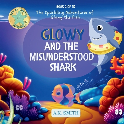 Book cover for Glowy and the Misunderstood Shark