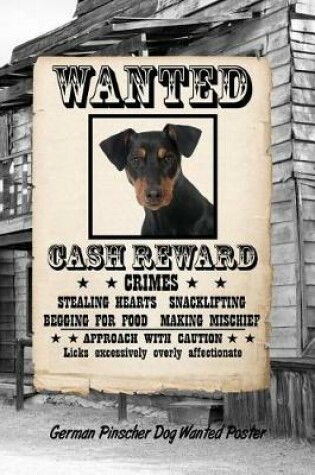 Cover of German Pinscher Dog Wanted Poster