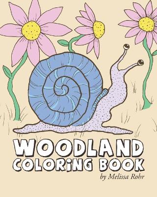 Book cover for Woodland Coloring Book