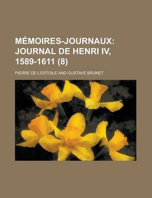 Book cover for Memoires-Journaux (8)