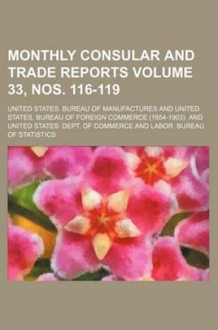 Cover of Monthly Consular and Trade Reports Volume 33, Nos. 116-119