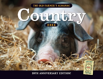 Book cover for The 2024 Old Farmer's Almanac Country Calendar