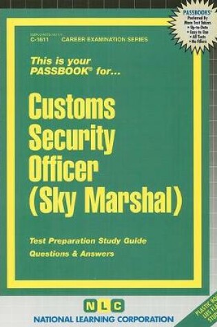 Cover of Customs Security Officer (Sky Marshal)