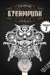 Book cover for Colorare Steampunk animali - Volume 1 - edizione notturna