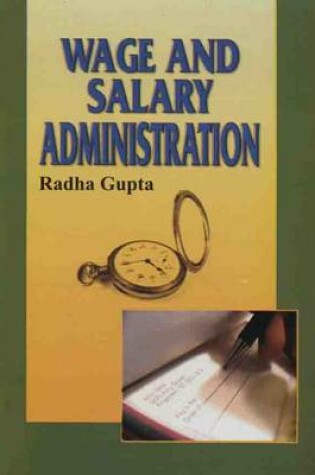 Cover of Wage and Salary Administration