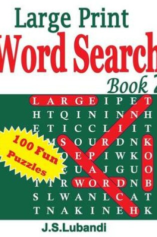 Cover of Large Print Word Search Book 2