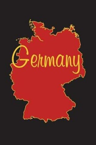 Cover of Germany - National Colors 101 - Black Red & Gold - Lined Notebook with Margins - 6X9