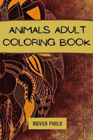 Cover of Animals Adult Coloring Book