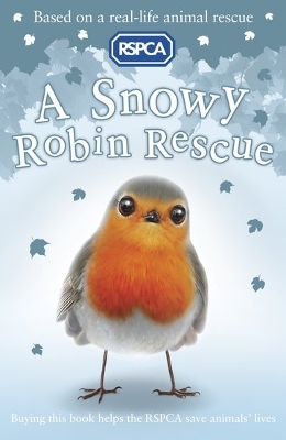 Book cover for A Snowy Robin Rescue