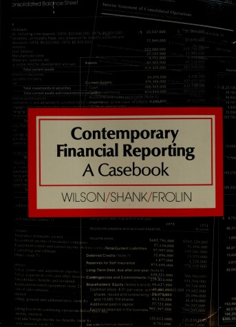 Book cover for Contemporary Financial Reporting