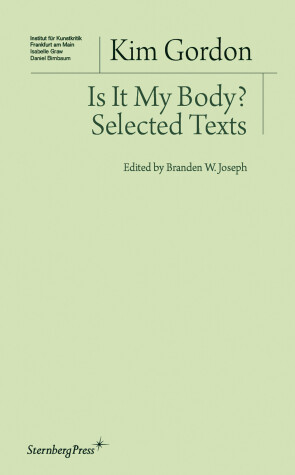Book cover for Is It My Body? - Selected Texts