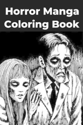 Cover of Horror Manga Coloring Book