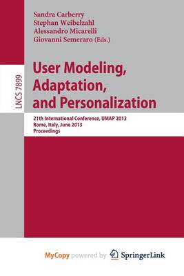 Cover of User Modeling, Adaption, and Personalization