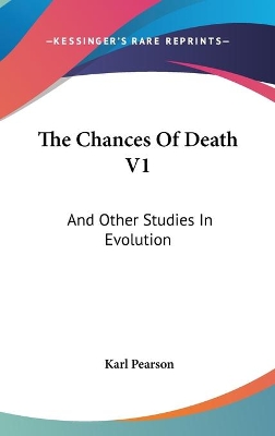 Book cover for The Chances Of Death V1