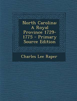 Book cover for North Carolina