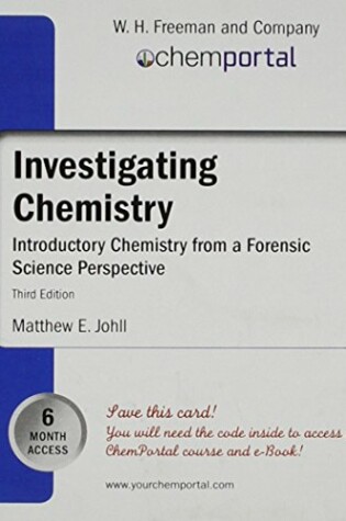 Cover of Chemportal for Investigating Chemistry (6-Month Access Card)