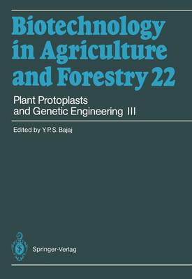 Book cover for Plant Protoplasts and Genetic Engineering III