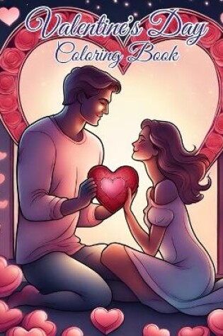 Cover of Valentine's Day Adult Coloring Book