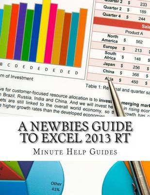 Book cover for A Newbies Guide to Excel 2013 RT