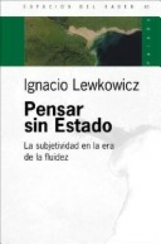 Cover of Pensar Sin Estado