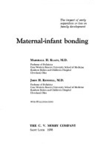 Cover of Impact of Early Separation or Loss on Family Development