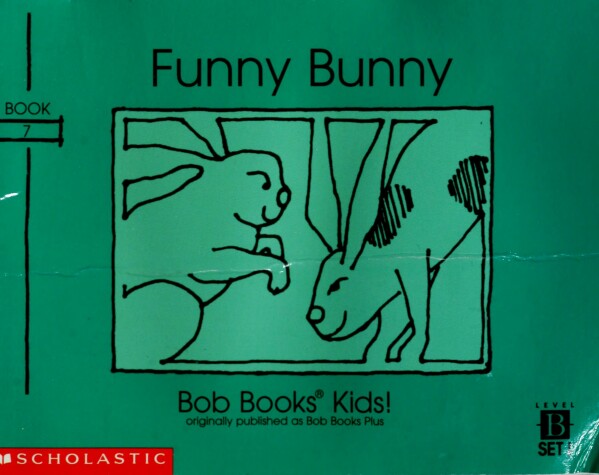 Book cover for Bob Books Kids! Funny Bunny