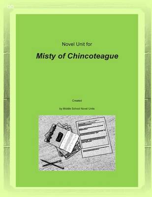 Book cover for Novel Unit for Misty of Chincoteague