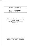 Book cover for Ben Jonson