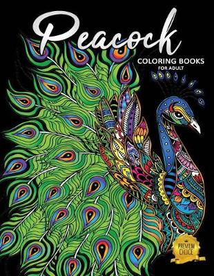 Book cover for Peacock Coloring Books for Adults