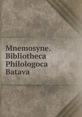 Book cover for Mnemosyne. Bibliotheca Philologoca Batava