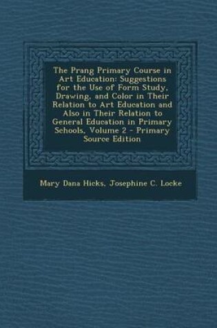 Cover of The Prang Primary Course in Art Education