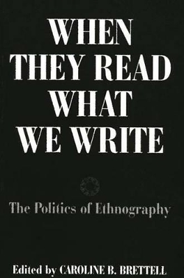 Book cover for When They Read What We Write