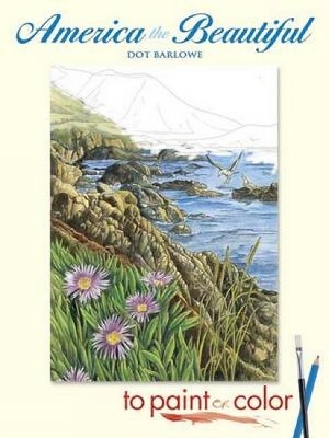 Cover of America the Beautiful to Paint or Color