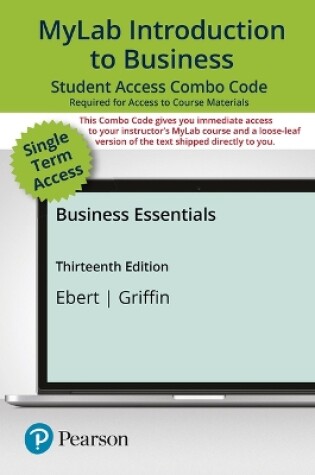 Cover of Mylab Biz with Pearson Etext -- Combo Access Card -- For Business Essentials