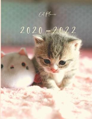 Book cover for 2020-2022 3 Year Planner Kitten Cat Monthly Calendar Goals Agenda Schedule Organizer