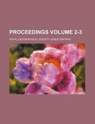 Book cover for Proceedings Volume 2-3