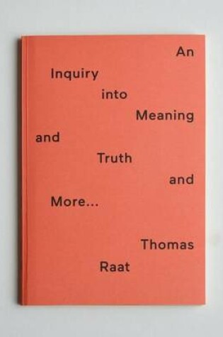 Cover of An Inquiry into Meaning and Truth